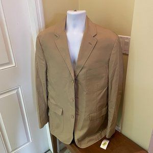 Polo Ralph Lauren Tan  46 x 32 3 Button Jacket